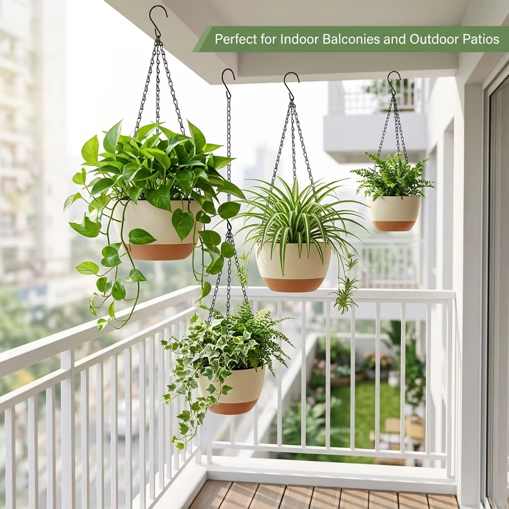 Modern Everyday Dual-Color Han - Spider Plant Hanging reseña y precio