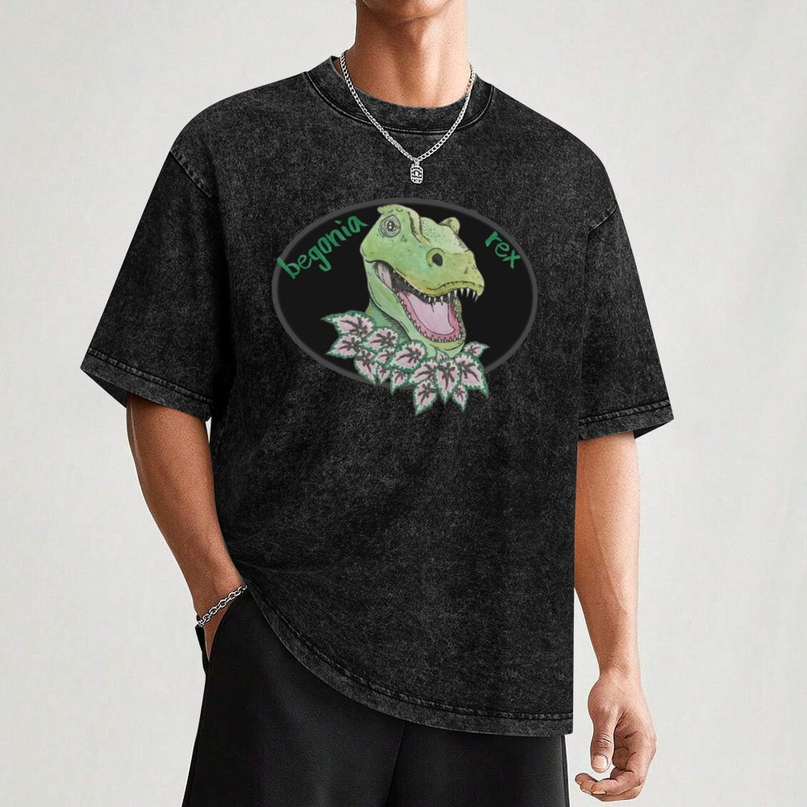 T rex begonia T-Shirt Big and  - Begonia Rex reseña y precio