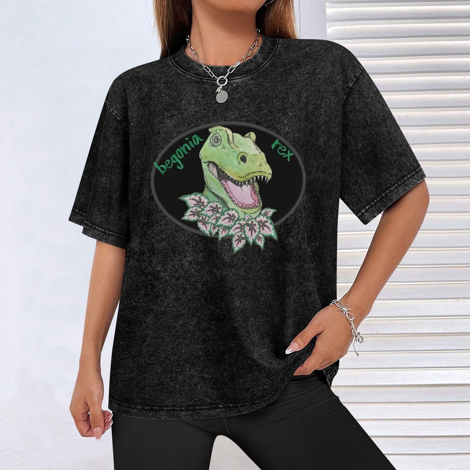 T rex begonia T-Shirt Big and  - Begonia Rex reseña y precio