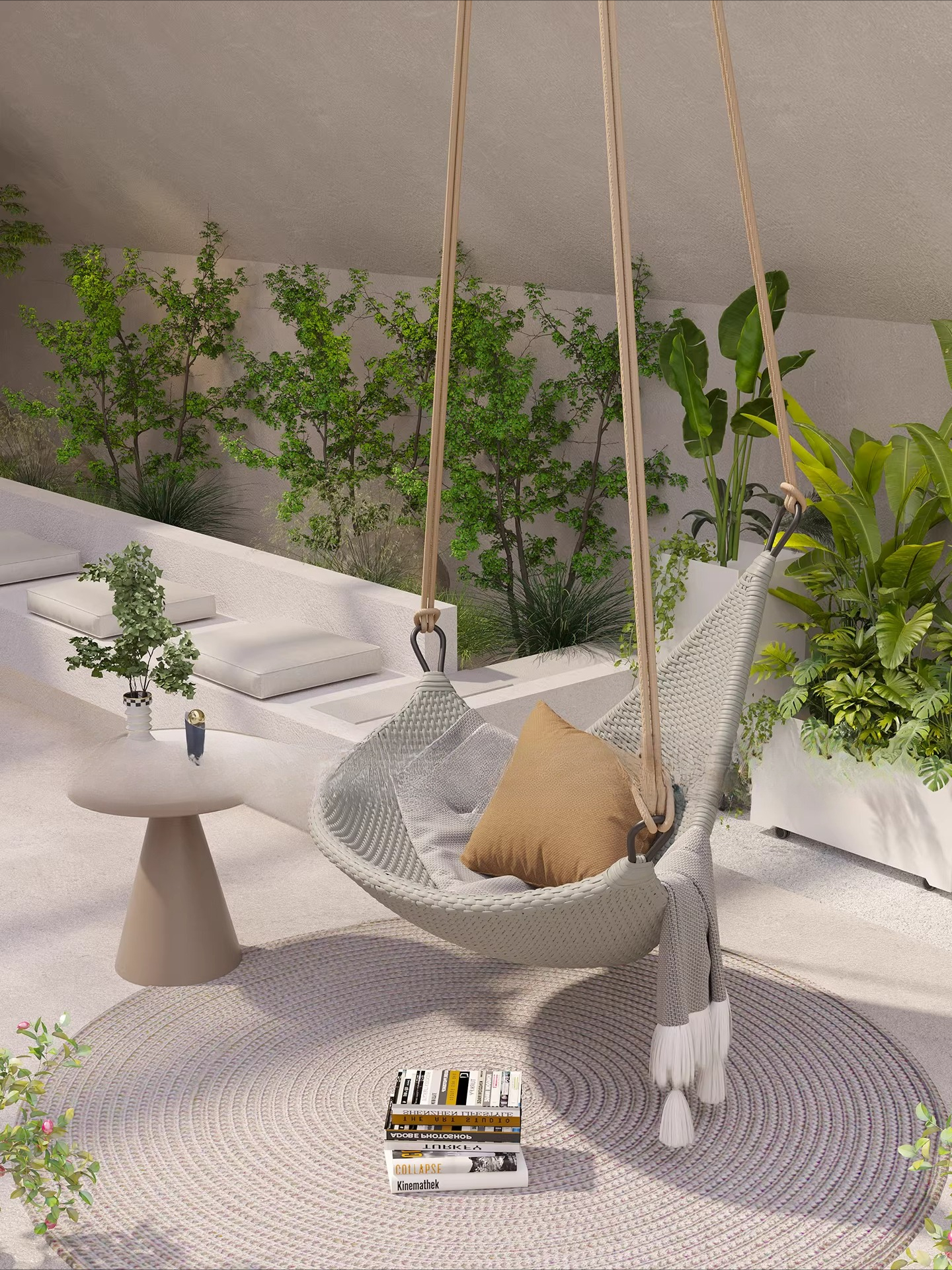 hanging chair cradle hanging b - Spider Plant Hanging reseña y precio