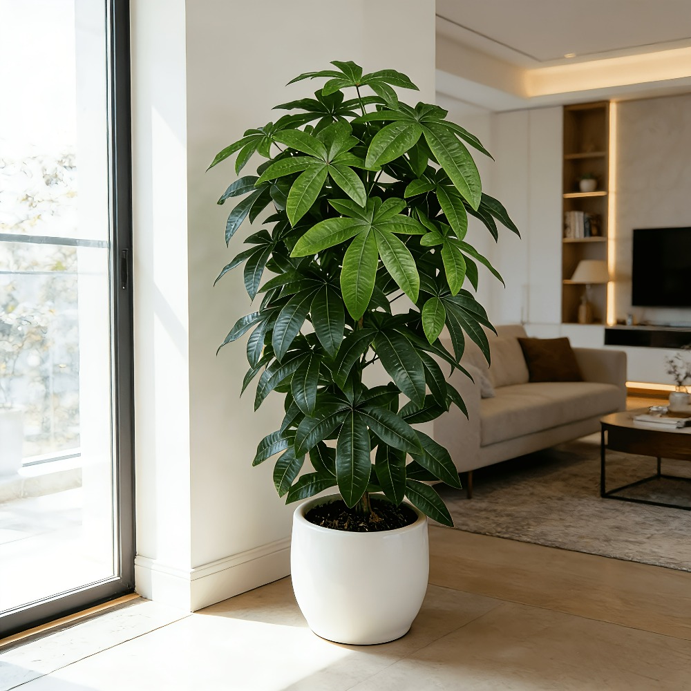 An Artificial Money Tree Pachi - Dracaena Marginata reseña y precio