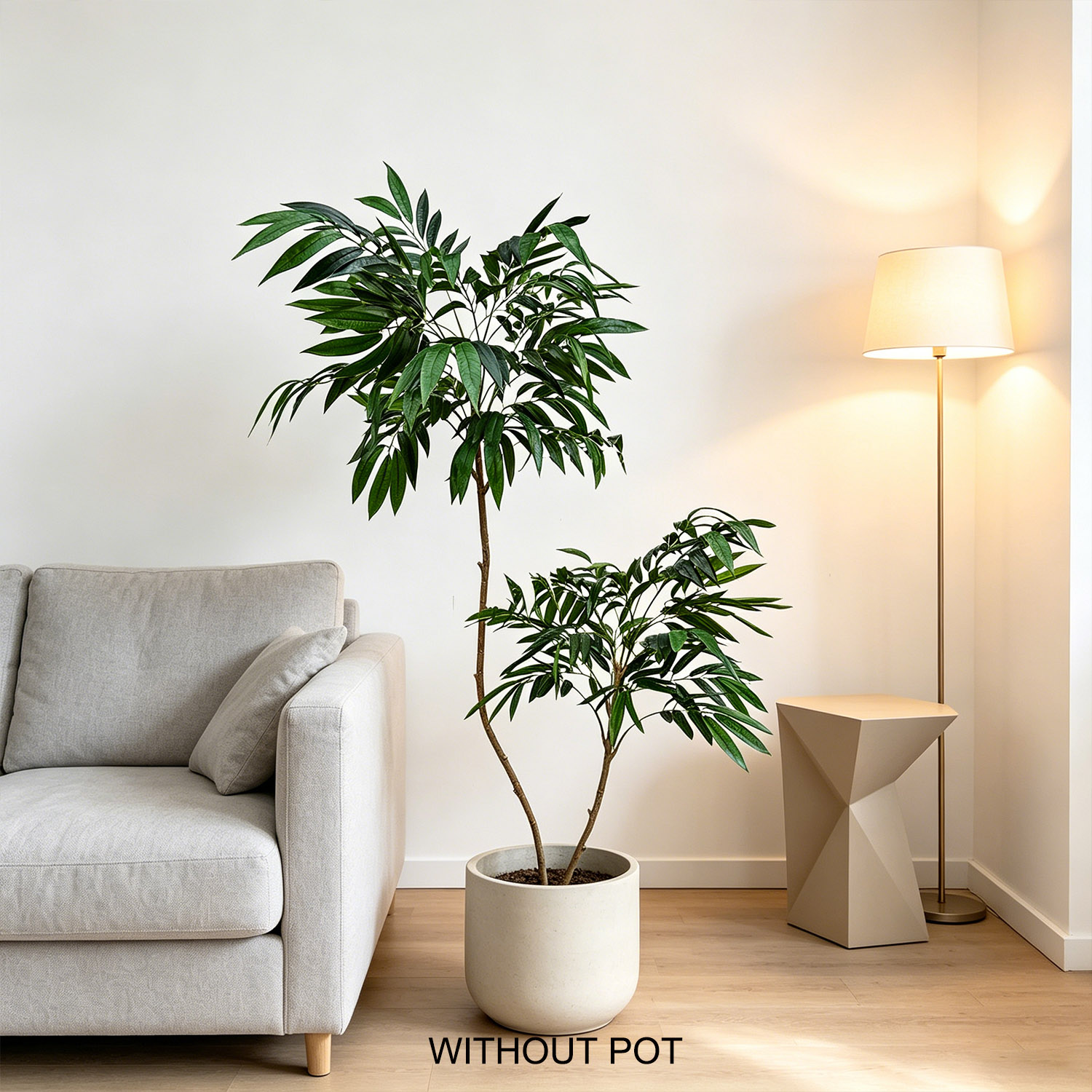 65-210cm/6.9ft Artificial Will - Ficus Lyrata Tree reseña y precio