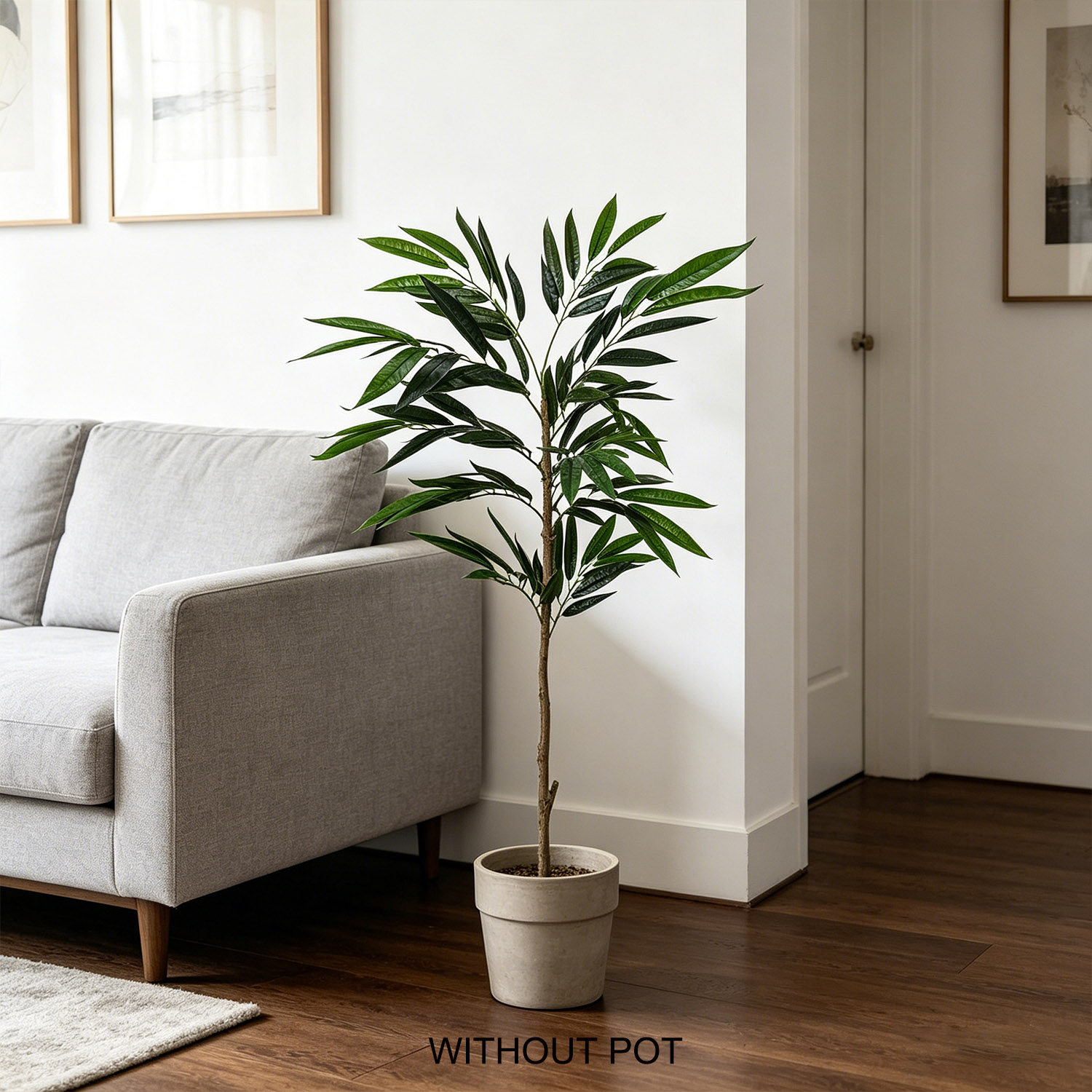 65-210cm/6.9ft Artificial Will - Ficus Lyrata Tree reseña y precio